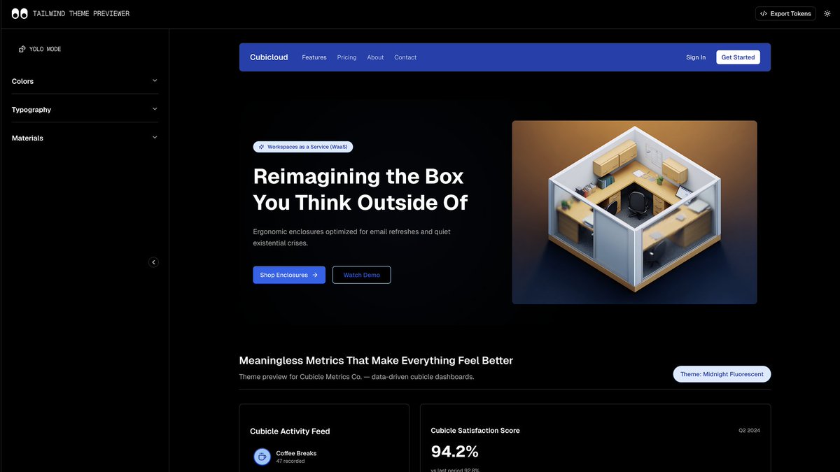 WebRenew_'s tweet image. Another template goes live @v0 

v0.app/templates/tail…

#v0ambassador #tailwindthemes #opensourcetools