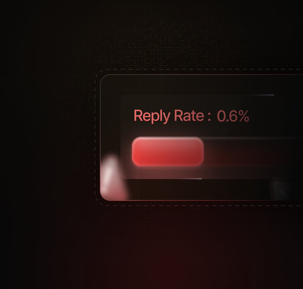 Warning : Reply Rate is low // Visuals.