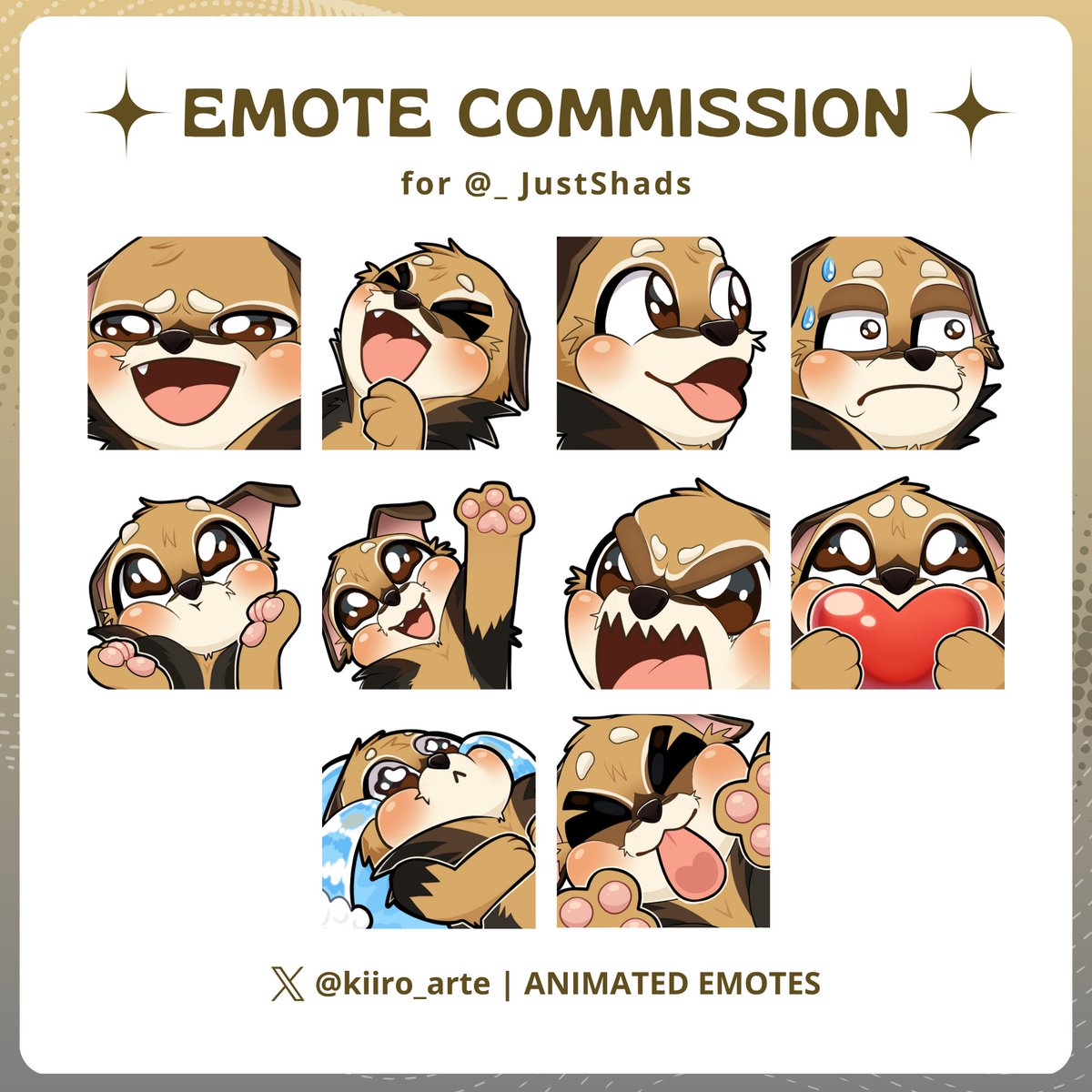 another #commission for <a href="/_JustShads/">Shads 🔜 TGX Melbourne</a> 
Thank you for being a frequent customer :D

#twitch #emotes #commissionsopen