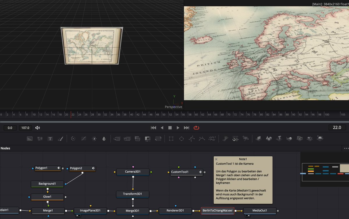 PascalLindenau's tweet image. Today wasn’t a building day in the traditional sense. 

I made a animation setup for drawing lines on maps. Not finished yet. 

(Did this for my gf‘s YT account)
