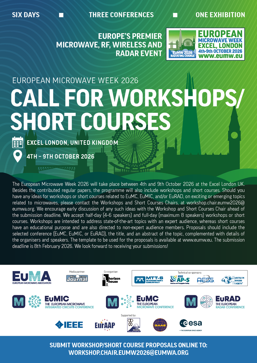 European Microwave Week (EuMW) tweet media