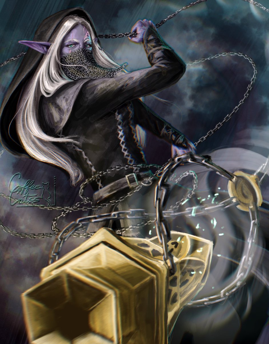 CoffeeeCatss's tweet image. POV: you messed with Occtis Tachonis 

Character created by Ashley Johnson for @CriticalRole 

#CriticalRole #criticalrolefanart #Vaelus