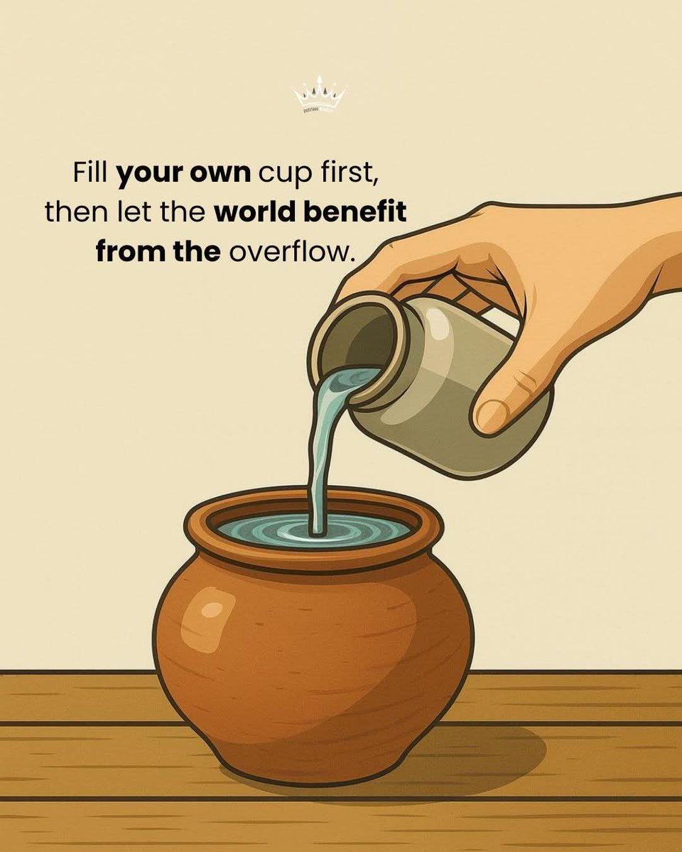 waghdhares's tweet image. Fill your own #cup first,
then let the world benefit
from the #overflow.
