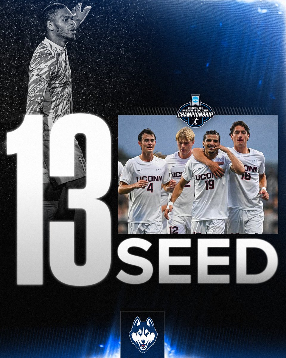 NO. 1️⃣3️⃣ SEED

<a href="/UConnMSOC/">UConn Men's Soccer</a> 🐾

#NCAASoccer