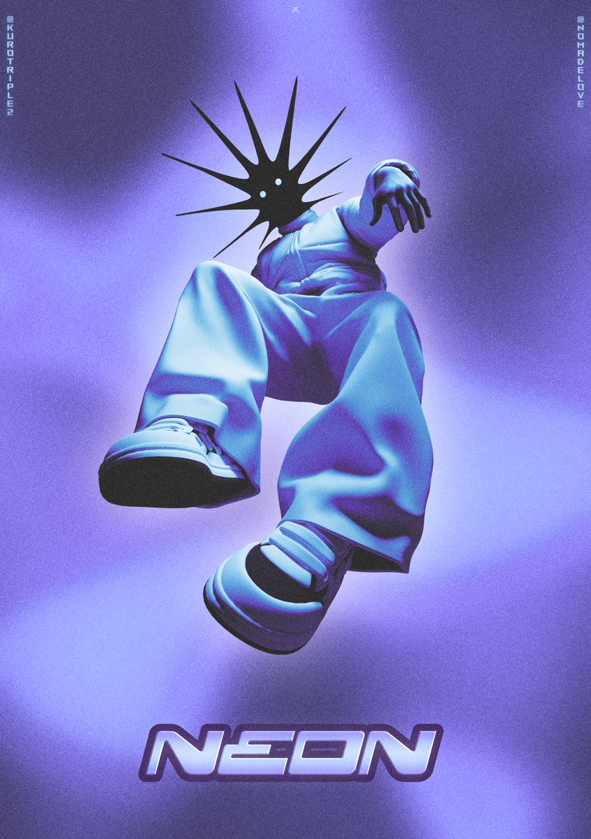 <a href="/Kurotriple2/">kuro 222</a> x <a href="/nomadelove/">Namo 🦋</a> 

NEON❄️

#blender #b3d