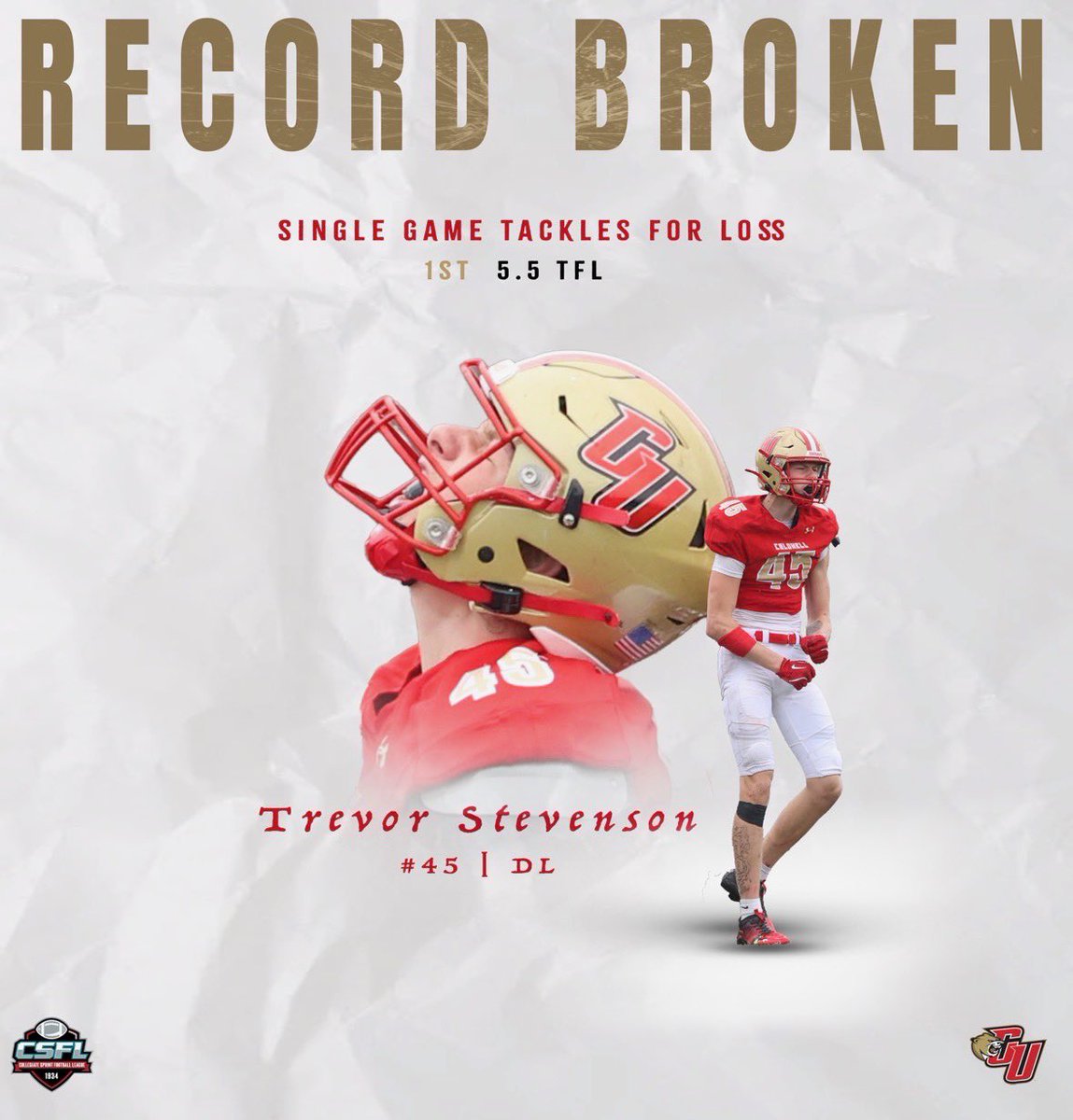 Caldwell Sprint Football tweet media