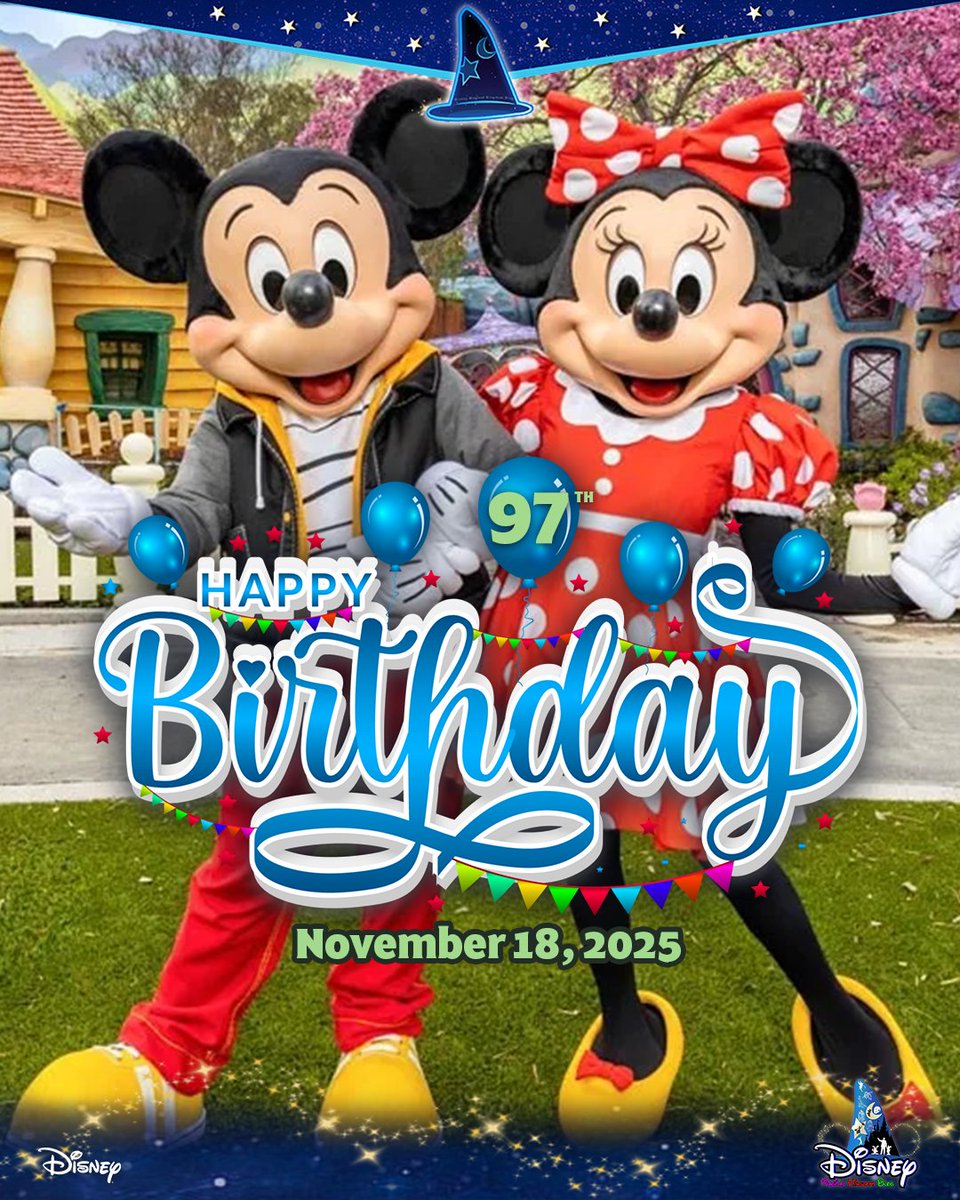 DMK_Blog's tweet image. 🎂 ミッキー、ミニー、お誕生日おめでとう！🥳

Happy Birthday, Mickey &amp;amp; Minnie!

#Disney #DisneyParks #迪士尼 #Mickey #Minnie #MickeyMouse #MinnieMouse #米奇 #米妮 #米奇老鼠 #米妮老鼠