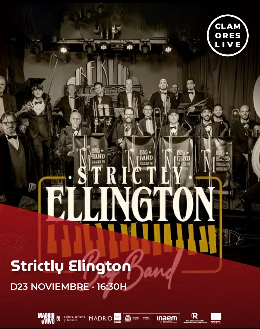Strictly Elington es una Big Band de swing formada por algunos de los mejores músicos de la escena jazzistica de Madrid.