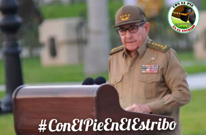 <a href="/PieEnElEstribo2/">Con El Pie En El Estribo 2</a> <a href="/DiazCanelB/">Miguel Díaz-Canel Bermúdez</a> <a href="/DrRobertoMOjeda/">Dr. Roberto Morales Ojeda</a> El enemigo no sabe con quién se mete, pero siempre sus planes se estrellarán .
#ConElPieEnElEstribo 
#CubaEstáFirme