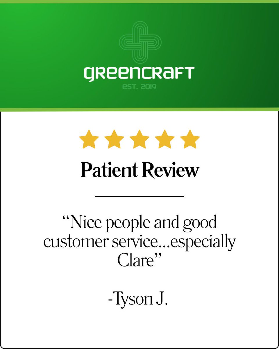 Greencraft Medical Cannabis Dispensary tweet media