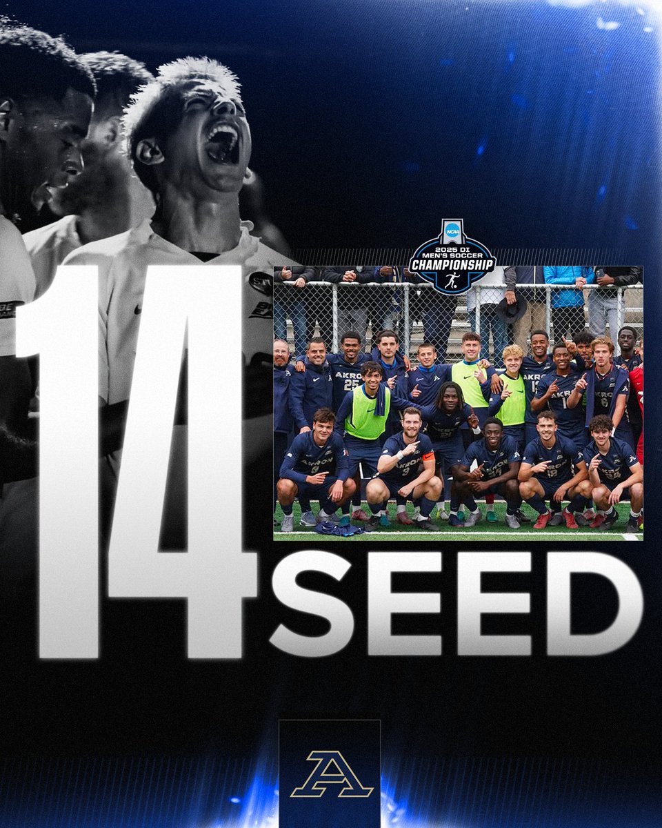 NO. 1️⃣4️⃣ SEED

<a href="/ZipsMSoc/">Akron Zips M Soccer</a> ⚡️

#NCAASoccer