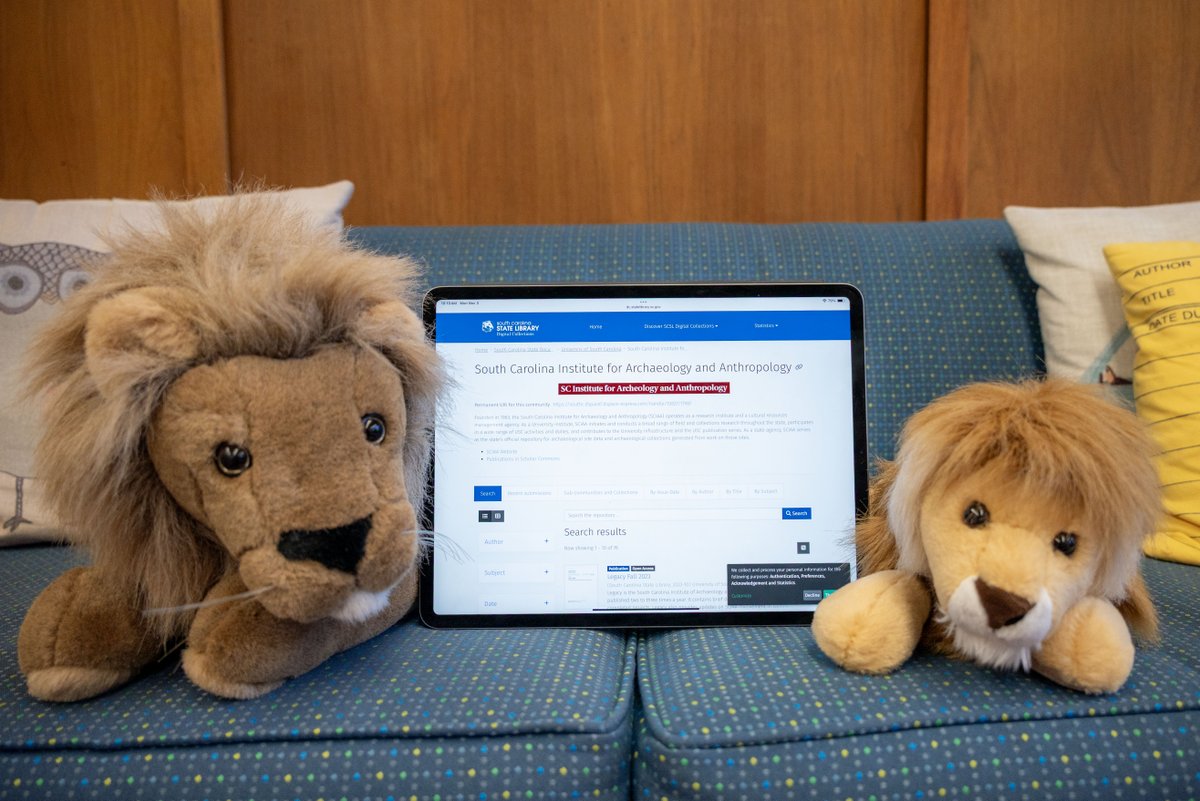 scstatelibrary's tweet image. Today’s #SCDocsRock highlights the South Carolina Institute for Archaeology and Anthropology (SCIAA), which operates as a research institute and a cultural resources management agency. To view SCIAA’s digital documents, visit tinyurl.com/2c5bzc9x