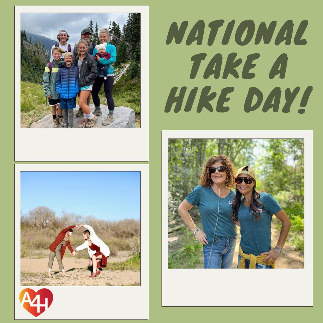 AngelsForHearts's tweet image. 🌲✨ Happy National Take a Hike Day! There&apos;s nothing like exploring the outdoors to embrace nature&apos;s beauty. Grab your friends and family, hit the trails, and create great memories together! Let&apos;s celebrate the adventure! 🌳👟 #takeahike #naturelovers #familyadventure