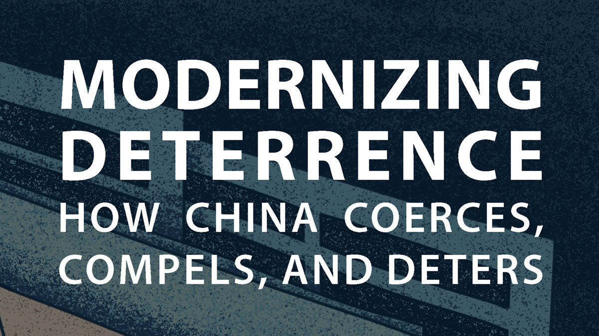 NBRnews's tweet image. &quot;The PLA has pursued a range of advances, from #drone swarms to railguns, in its research, development, acquisitions, and experimentation.&quot; | Elsa B. Kania in the NBR report &quot;Modernizing #Deterrence: How #China Coerces, Compels, and Deters&quot; nbr.org/publication/de…
