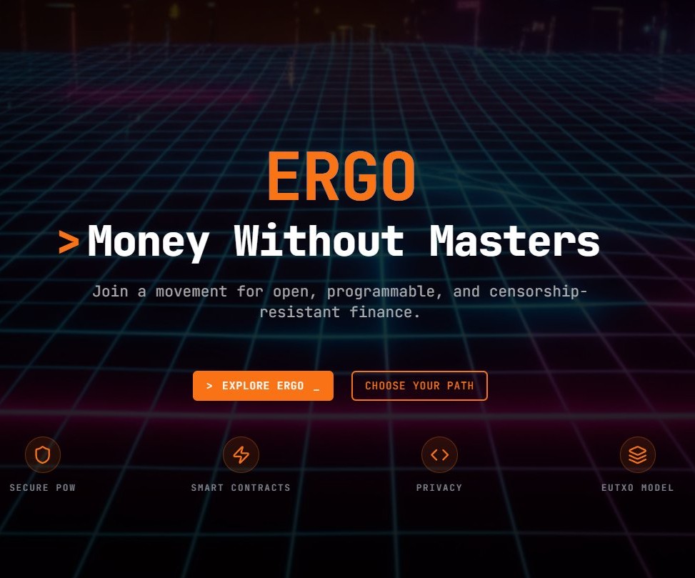 GiufaO's tweet image. IF YOU LIKE MONERO, YOU WILL LOVE ERGO.

&amp;gt;Open &amp;amp; programmable finance with privacy_

$XMR $ERG