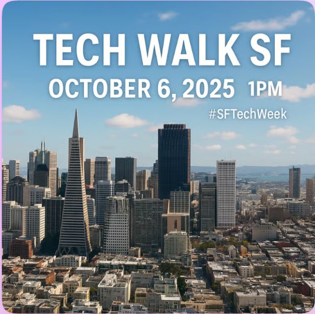 thinkers360's tweet image. #SFTechWeek Tech Walk: Meaningful Conversations in Motion buff.ly/AxwWX5t via @MalcolmGill of @VerdantAi on @Thinkers360 #Entrepreneurship #Innovation #Leadership 📣 Thought Leader? Amplify your voice here: buff.ly/12Kt83x