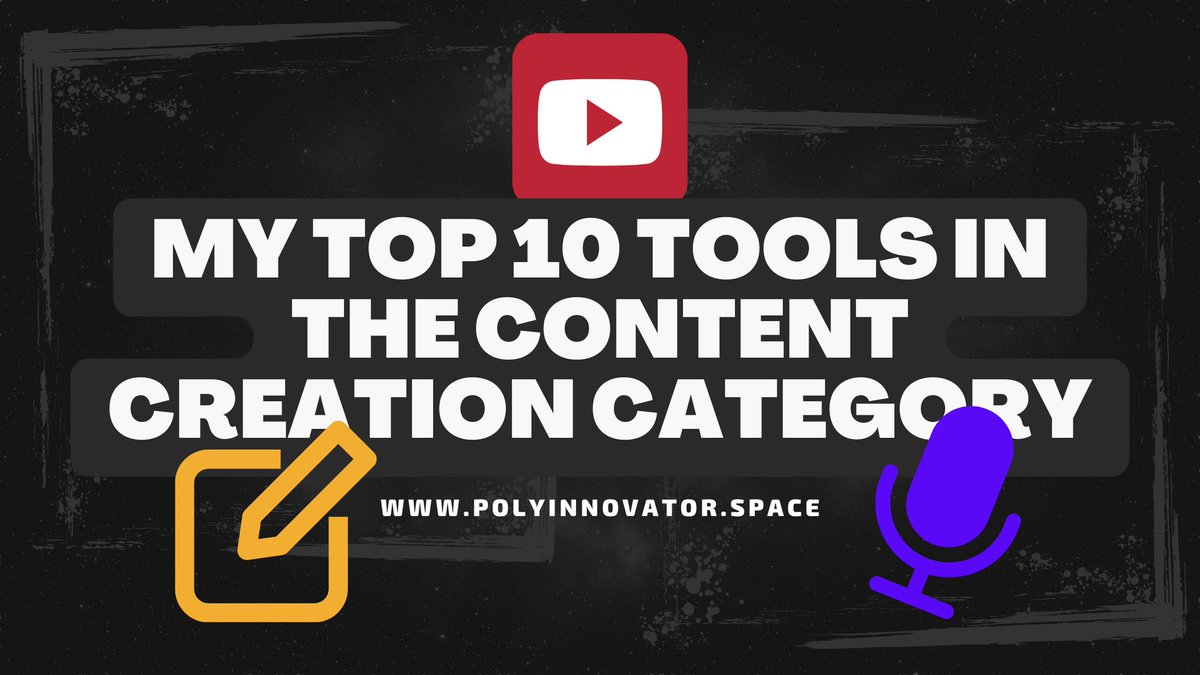 polyinnovator's tweet image. 🔥 New insights on the #omniblog! My Top 10 Tools in the Content Creation Category – Don’t miss it ➡️ polyinnovator.space/my-top-10-tool…