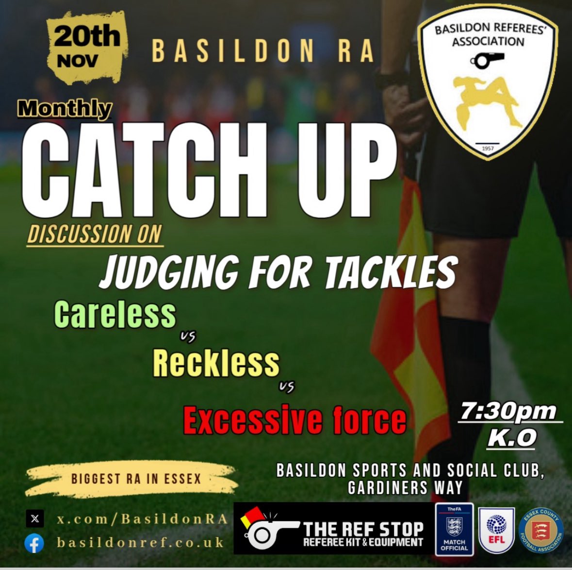 Basildon Referees Association tweet media