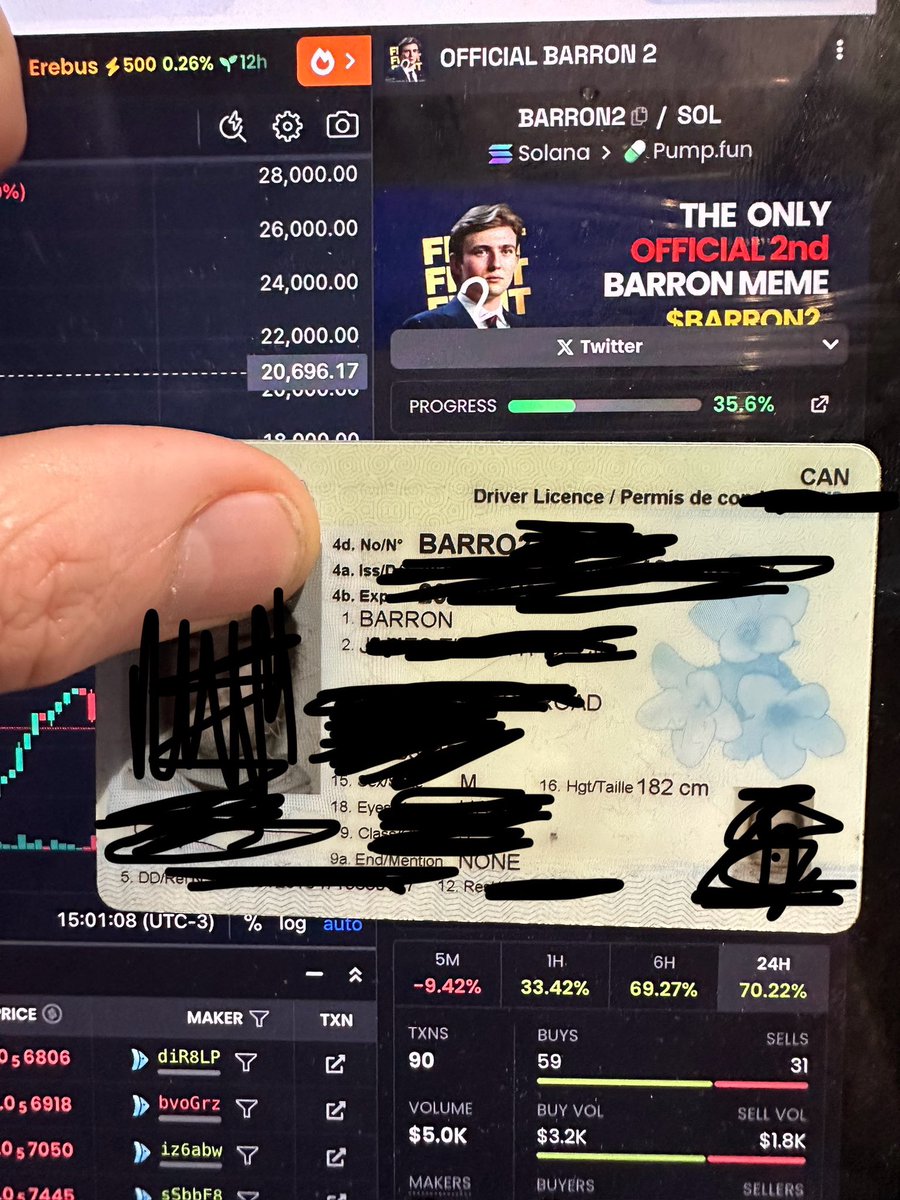 If you don’t believe in commitment now, you will when this is pumping

I’m a #BARRON2