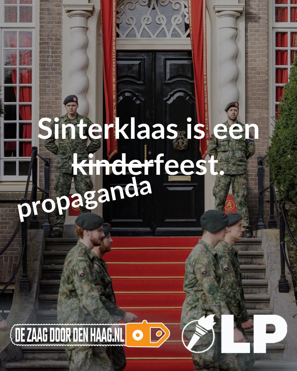 Het Nederlandse leger is een invasie begonnen van de leefwereld van kinderen. Gastlessen op basisscholen, reclames op televisie of sportevenementen en nu ook de Sinterklaasintocht. Alles om er zo vroeg mogelijk bij te zijn voordat ze leren kritisch te denken. Het mag niet