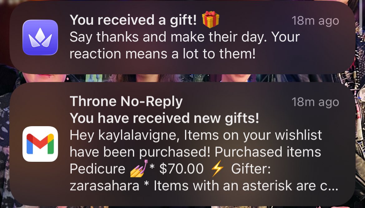 KaylaLavignecx's tweet photo. When I say I love this queen, I MEAN IT, she’s always been such a huge supporter and inspiration for me, thank you sm ml @GZarasahara  🖤🖤🖤 you deserve everything great in life https://t.co/HZj71v2ef7