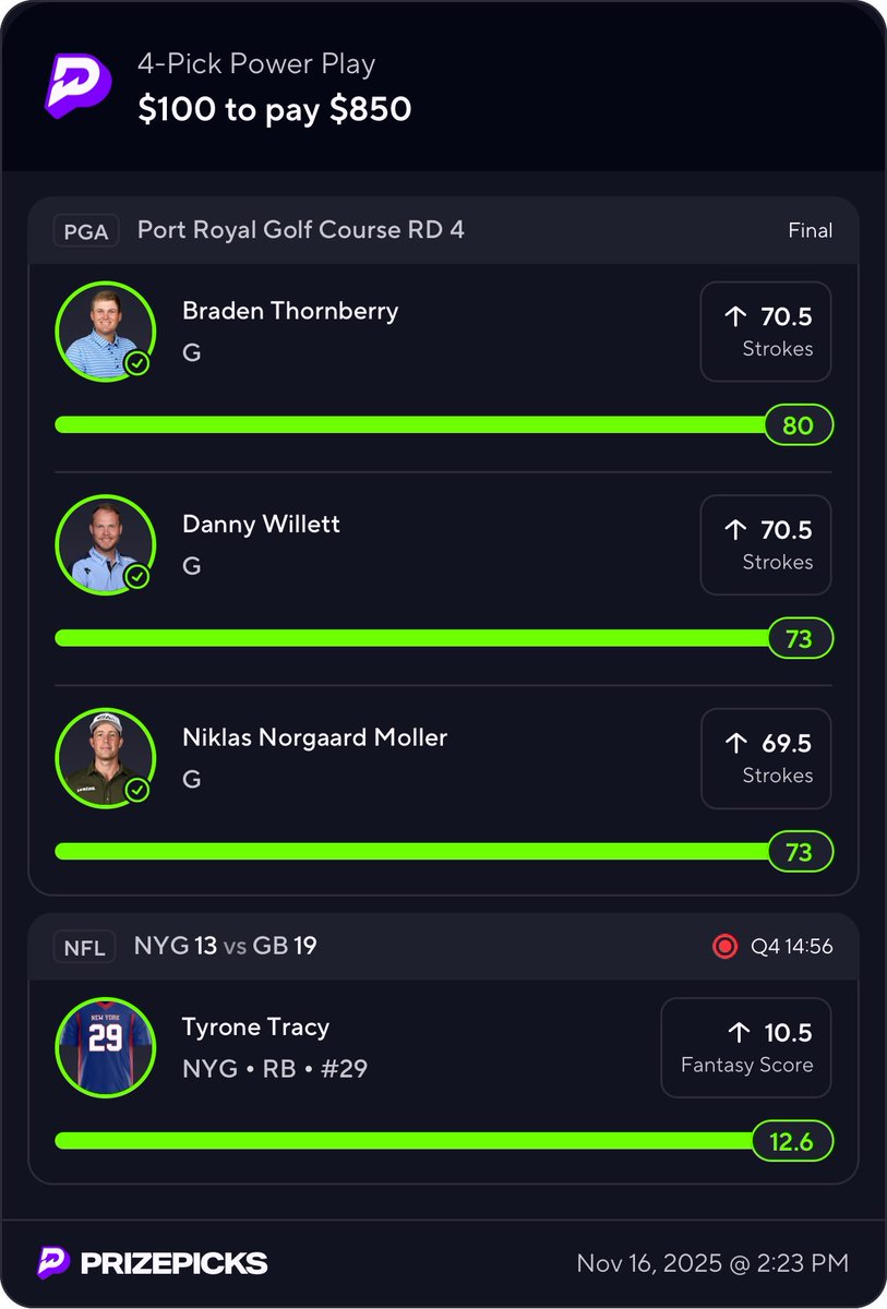 PropGeekZeke's tweet photo. 2025 Stats🔥📈
+$27,500 ( for $100 bettor)
+12.72% ROI

Giving away $100 to someone who LIKES/RTs 

Get $25 OFF Your First Month Here ⤵️

https://t.co/fEh70aOgPy https://t.co/C5wRvzObi1
