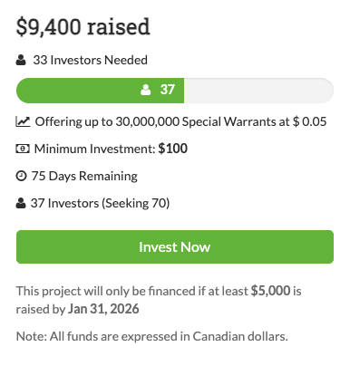 VestedCa's tweet image. Vested.ca equity crowdfunding campaign update  for Maple Agro Farms Corporation   vested.ca/projects/view/…   

- Invest as little as $100       
- easy registration           
- pay online          
- completed in 3 minutes           
- get air miles