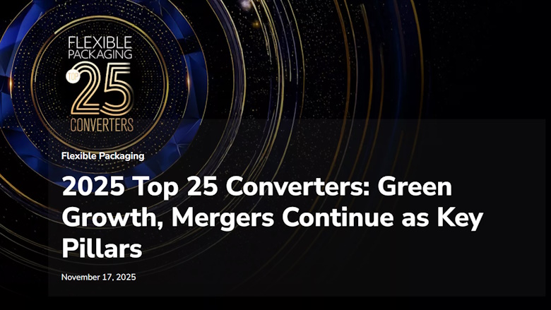 PackStrat's tweet image. Check out our latest ranking of the TOP 25 flexible packaging converters! Learn how mergers and acquisitions over the course of 2025 reshaped the flexible packaging landscape: brnw.ch/21wXzx8

#FlexiblePackaging #Converting #Mergers #Acquisitions #Sustainability