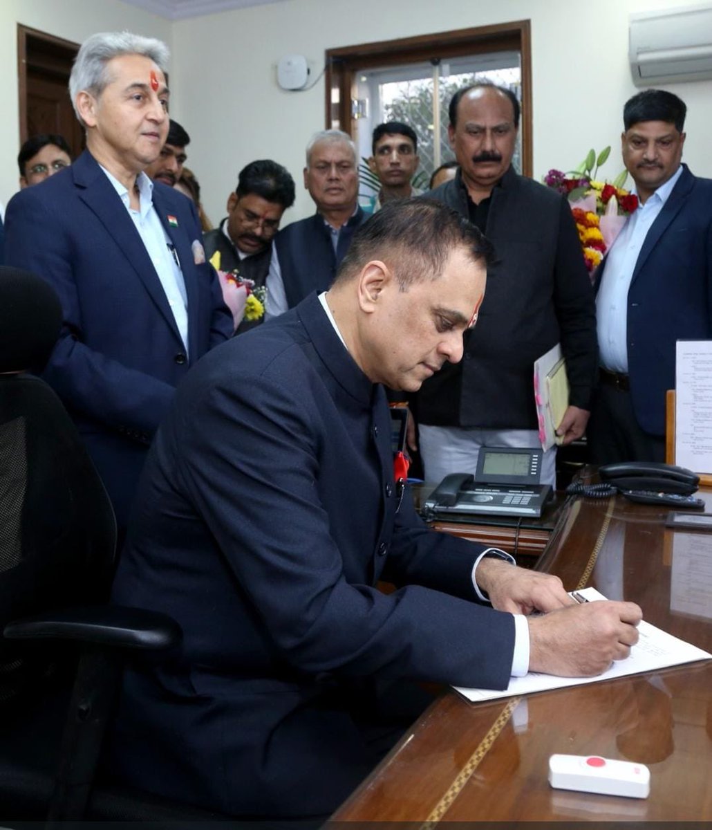 Assumed office of Chief Secretary, Government of Rajasthan today.

Dt 17 November 2025