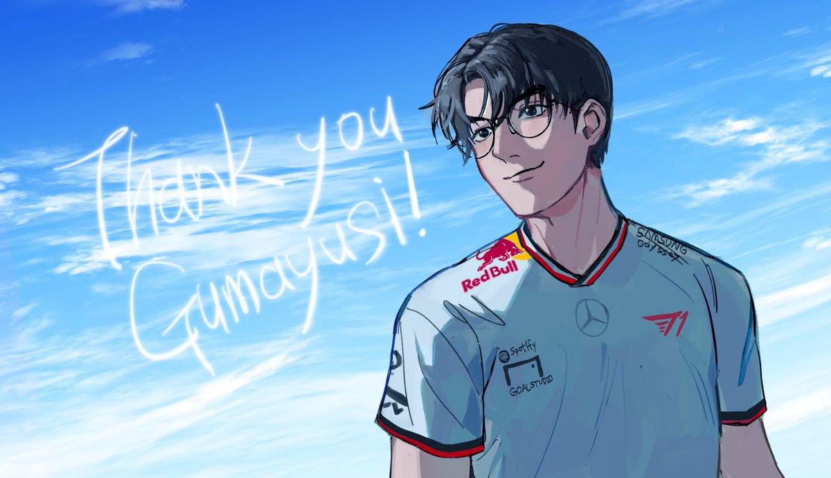 gondrebop's tweet photo. 응원해 #Gumayusi https://t.co/FwRwb0hRYE