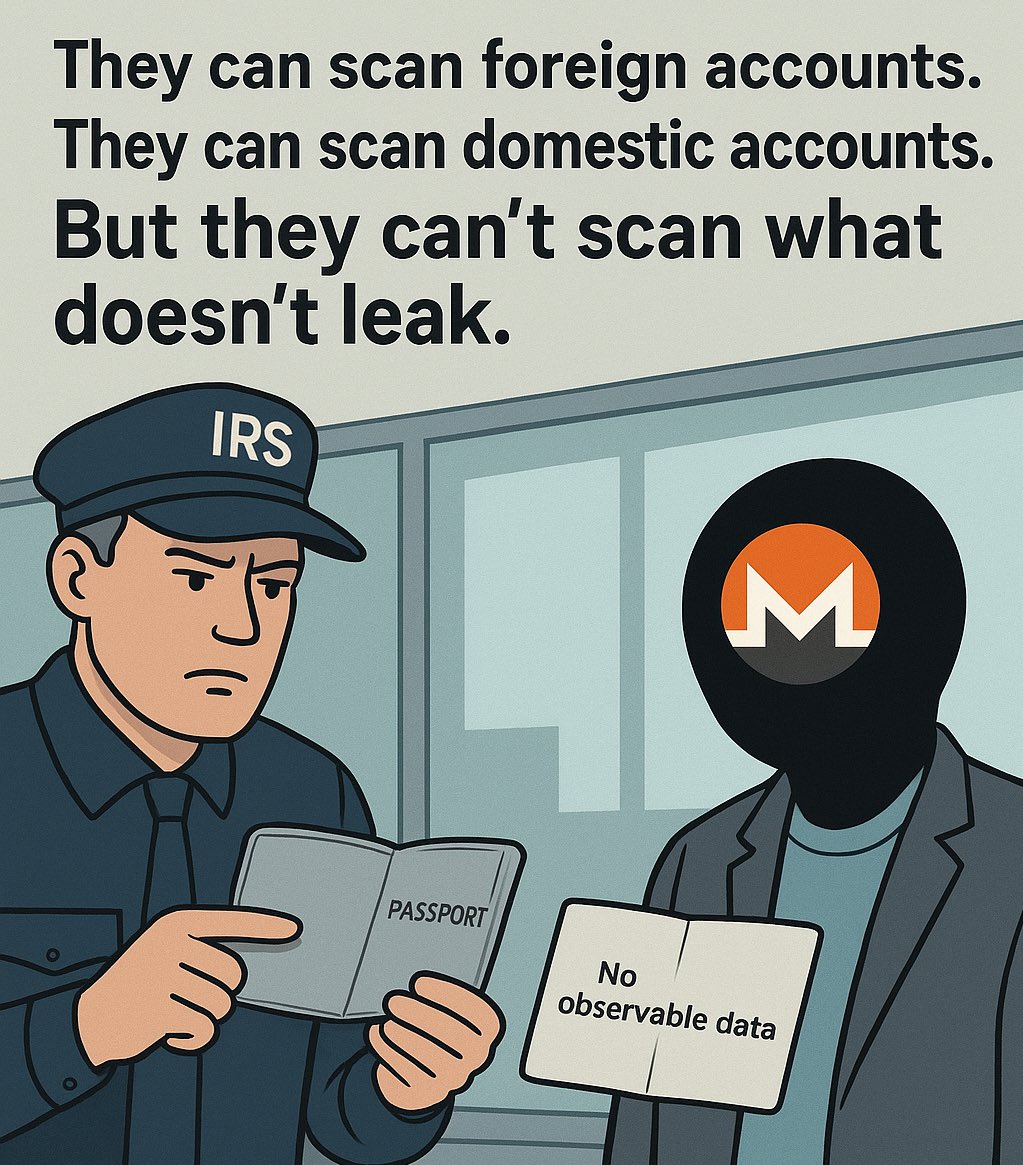 dr0xmr's tweet image. Not our problem. Use Monero.