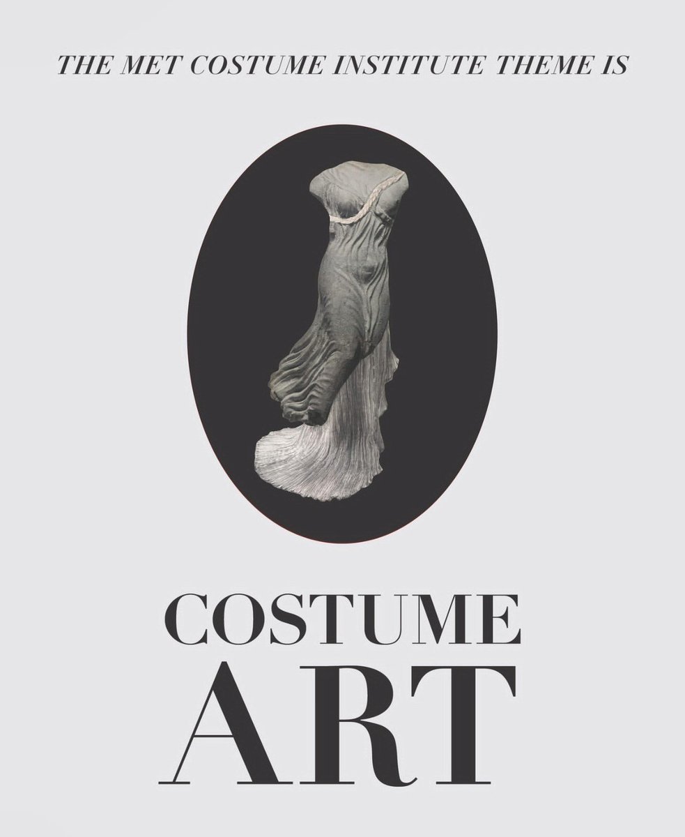 The 2026 Met Gala theme has been revealed as 'Costume Art'

The theme focuses on the dressed body across art and fashion history. An example would be Cardi B's 2018 Moschino gown. She put on display a version of the pregnant body while incorporating religious art/imagery