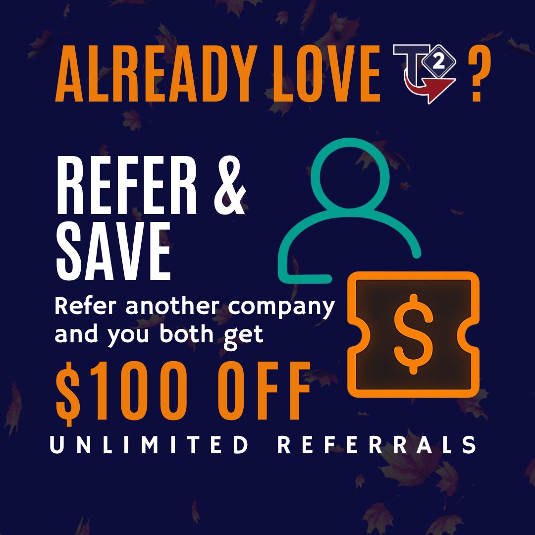 Tech2Success's tweet image. Know someone who needs better tech? Send them our way!
You and your referral each get $100 off when they sign. ⬇️ Download the form &amp;amp; save!
ow.ly/fZgA50Xt3lp

#ReferralRewards #TechSavings #OCSOnlineOrdering #CloudIT #WebDesign