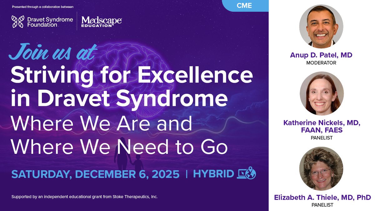 MedscapeLIVE's tweet image. 📊 Understand DS symptom burden, assess investigational treatment data, and strengthen your ability to develop a coordinated multidisciplinary team 🧠 Improve outcomes here ➕ 👉 ms.spr.ly/6010tR1q0