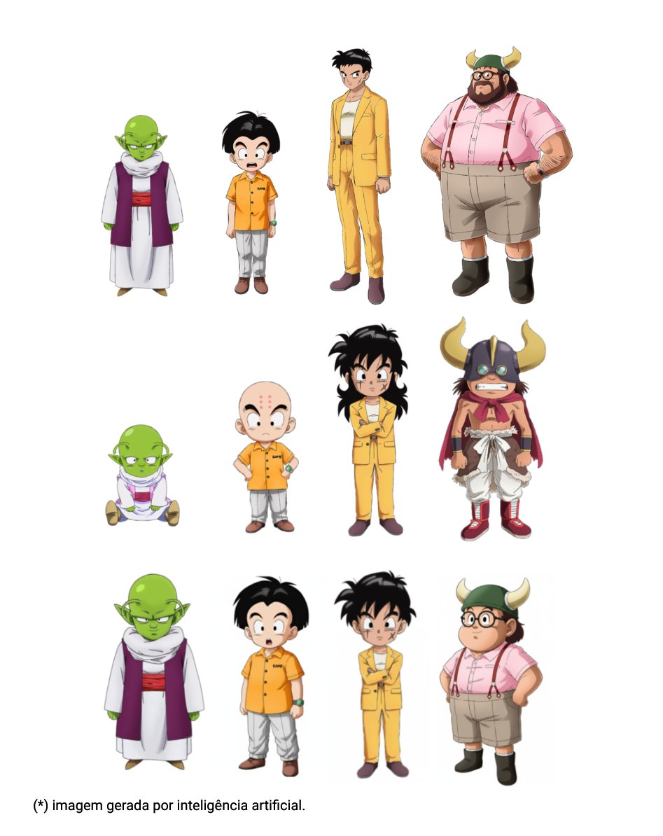 Así es como realmente deberían haberse visto estos personajes en Dragon Ball Daima 
#dragonball