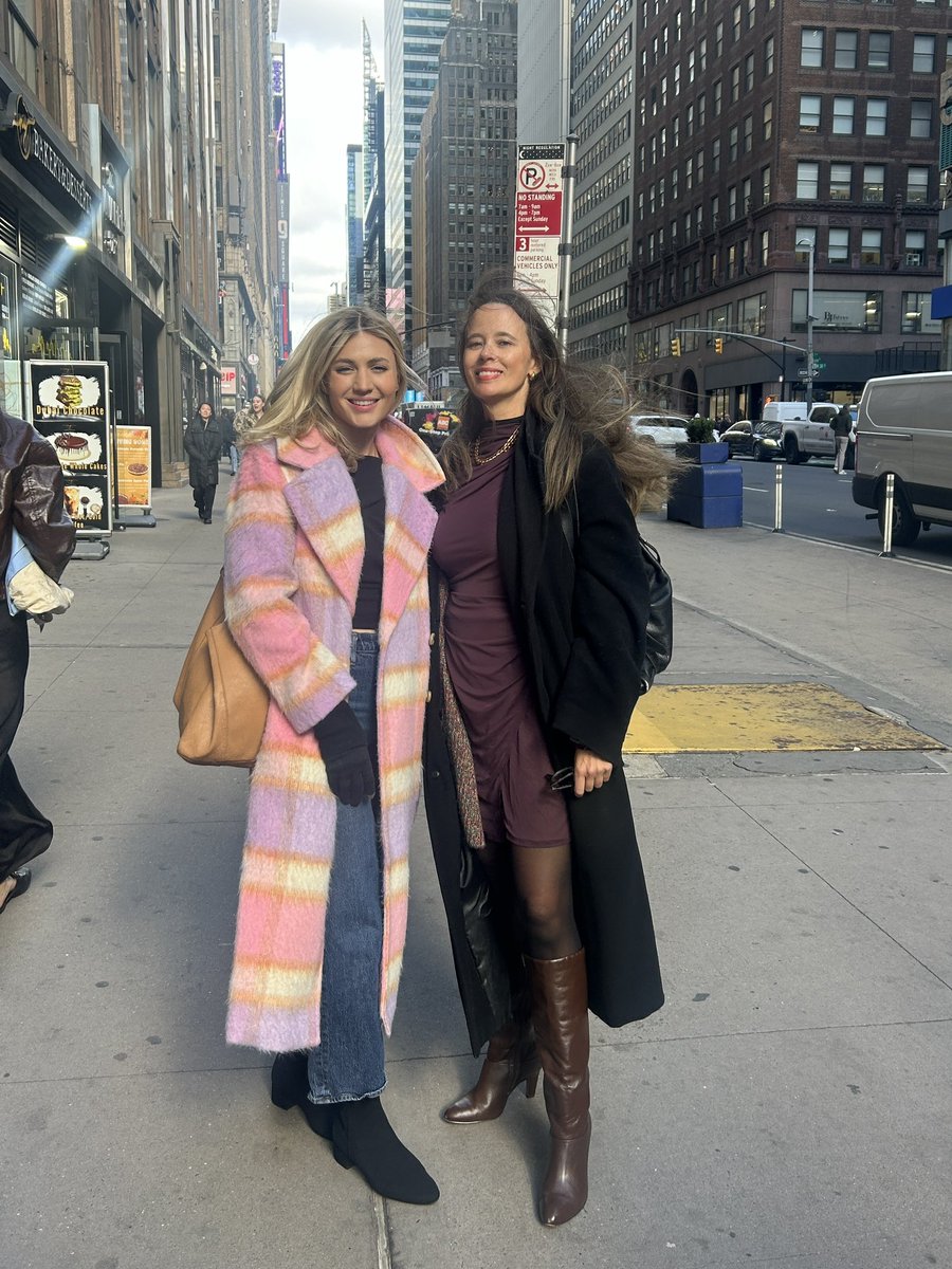 MariSMatarazzo's tweet image. Two print designers in their natural habitat: the Garment District. Creativity, color, and a whole lot of NYC energy