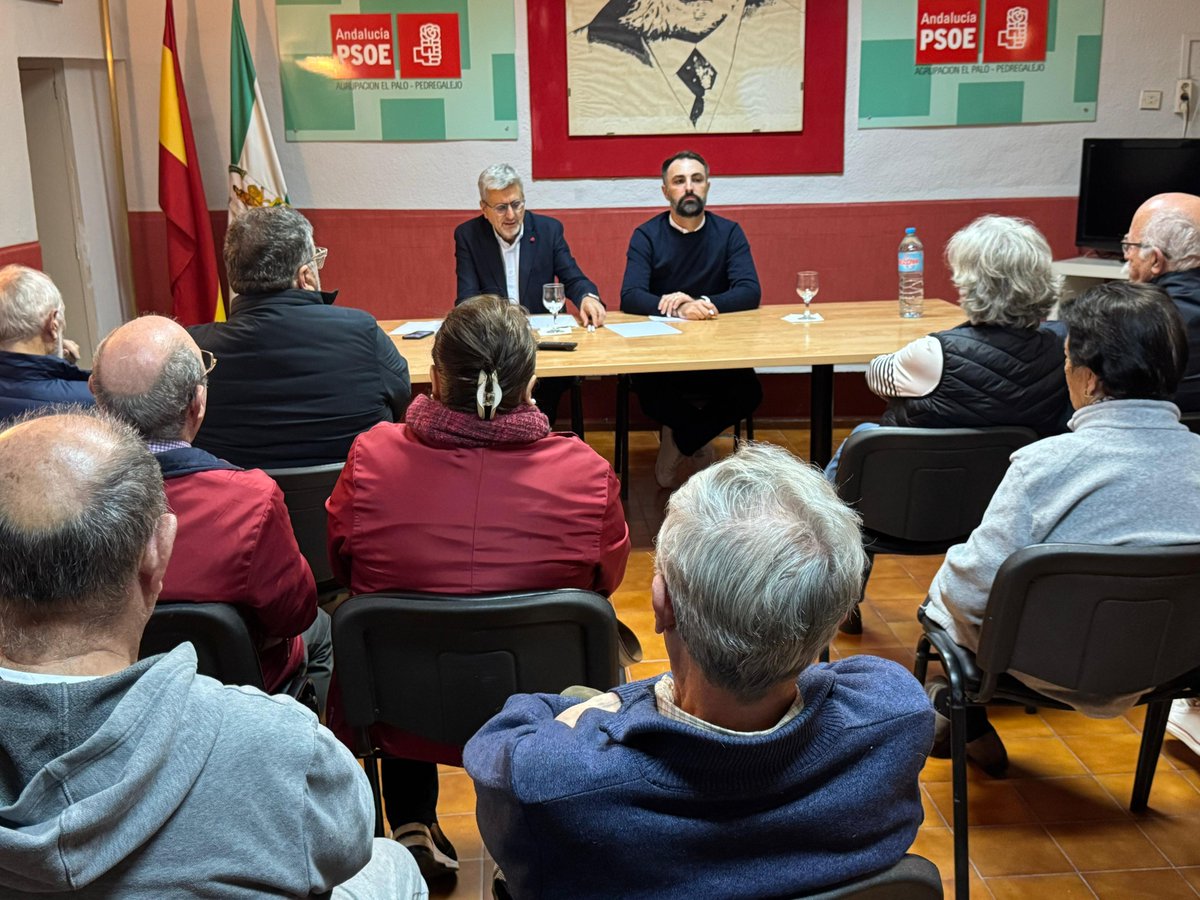 ✊🌹 Asamblea abierta en la Agrupación Socialista de El Palo

🔴 La zona Este de Málaga es una de las grandes olvidadas por el Gobierno de Juanma Moreno

✖🏥 Prometieron un hospital… y no sabemos nada.

✖🚇 Prometieron la llegada del metro… y ni está ni se le espera