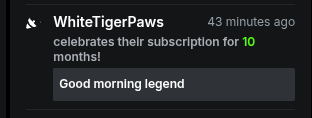 edi_in_the_mix's tweet image. "🎉 A massive THANK YOU to WhiteTigerPawns who hit that subscribe button and celebreate! 🎉 Your support means the world to me.Stay tuned and keep the vibes going! 🌟 much love 
#Grateful #YouTubeCommunity #SubscribersSpecial 
kick.com/whitetigerpaws