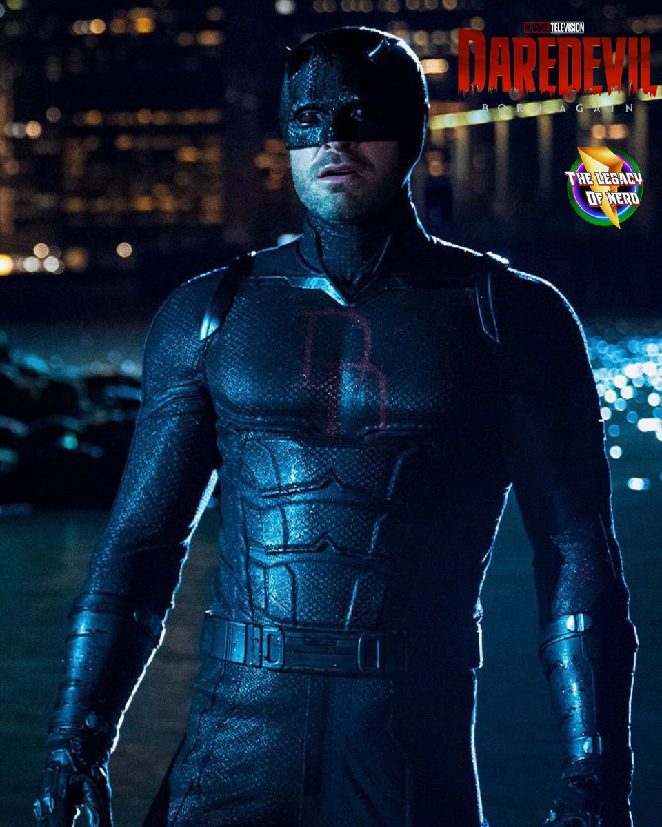thelegacyofnerd's tweet image. New Look at Charlie Cox in the Daredevil Black Suit for the upcoming 2nd Season of ‘Daredevil: Born Again’