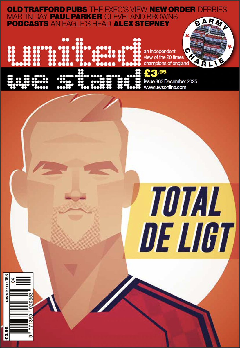 AndyMitten's tweet image. Couple of updates to the next United We Stand cover. @stan_chow did the De Ligt artwork. 
It&apos;s out v Everton.  Deadline to subscribe for next 10 issues is tmrw (Tues). A lot of subs expired on the last issue, so make sure you are up to date. Link to subscribe here…