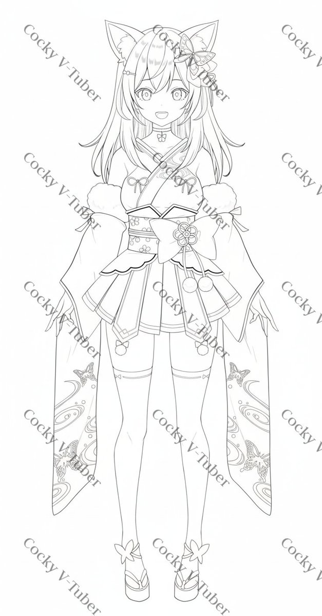 VtCocky's tweet image. Crimson cutie reporting for duty!
.
.
.
.
#VTuberArt #Lineart #Live2DModel #CharacterDesign #ENVtuber