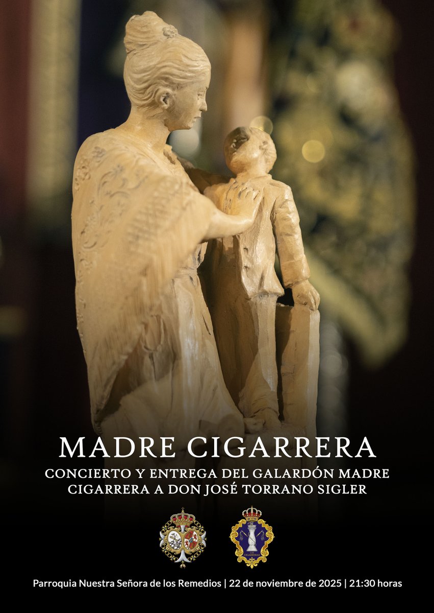 📅 Hoy comenzamos una semana de ensayos muy especial que nos llevará, el próximo sábado, al concierto #MadreCigarrera, en la Parroquia Nuestra Señora de los Remedios... ¡Os esperamos!

🎼🎺🥁 #SuenaCigarreras #SuenaSagradaColumna