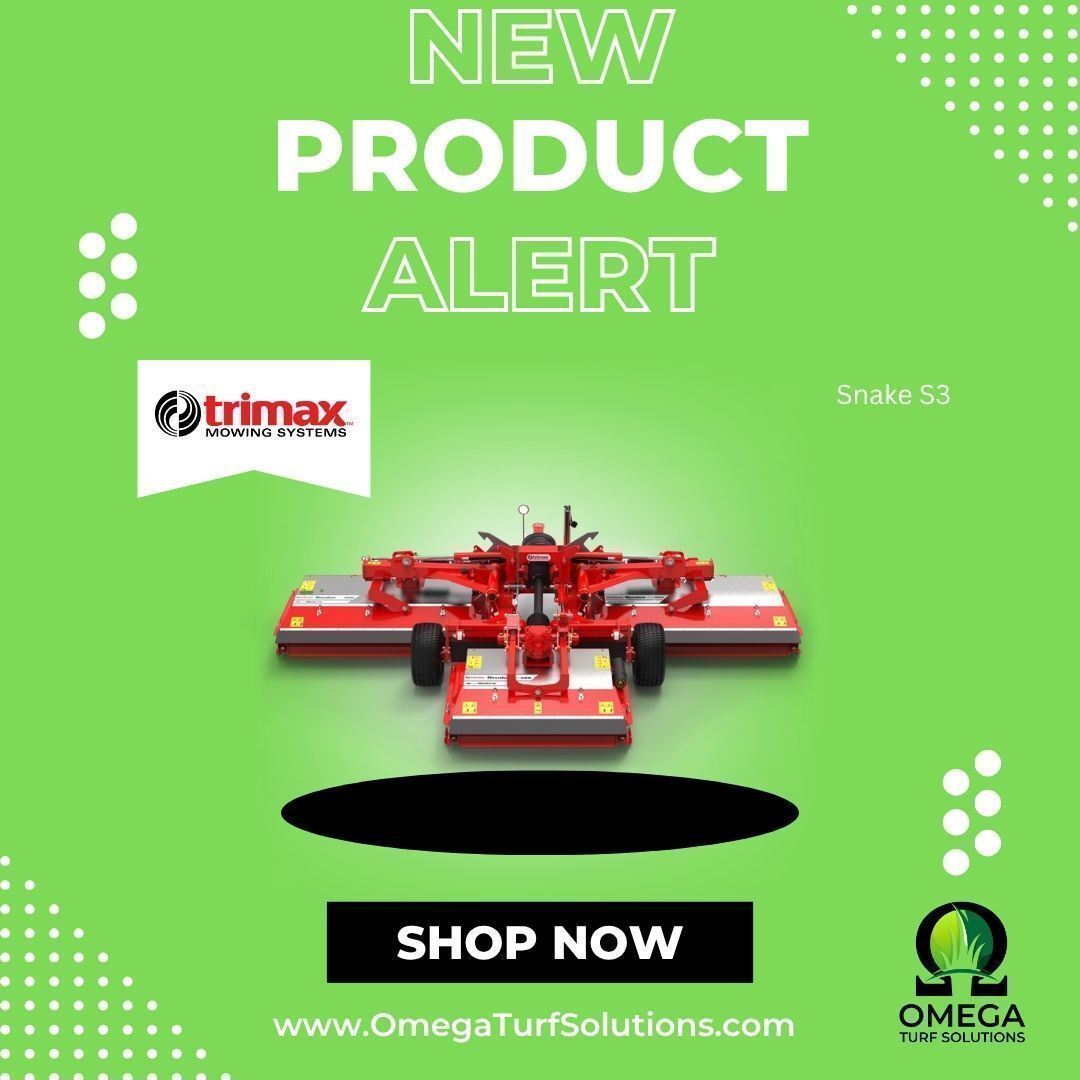 Omega_Turf's tweet image. The Trimax Snake S3 sets the standard for trailed rotary mowing, with its advanced articulation and zero-turn capabilities, which ensures an exceptional finish every time. 

🔗 omegaturfsolutions.com/product-page/t… 

☎️ 855-CUT-4-LIFE
✉️ sales@omegaturfsolutions.com 

#PoweringPerformance