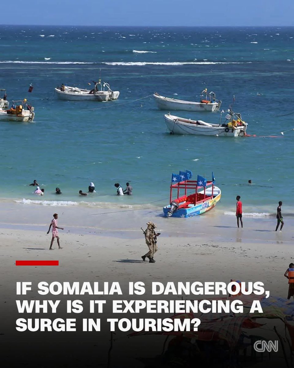 dhoorebbc's tweet image. About 10,000 tourists visited #Somalia in 2024, according to the country’s Department of Tourism — a 50% increase on the previous year. That’s despite most Western governments still advising against all travel, #CNN reports.