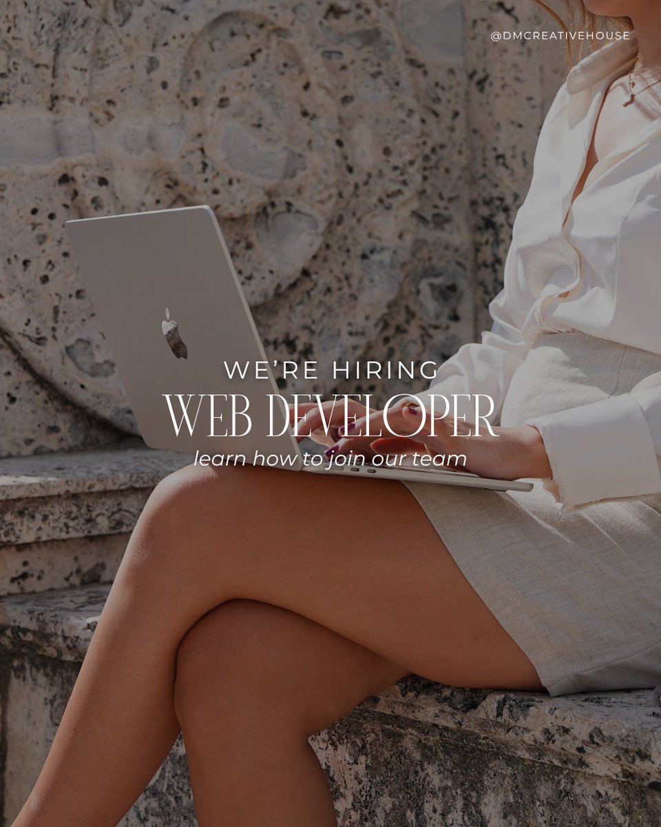 DMCreativeHouse's tweet image. We’re hiring a Web Developer.

We are looking for someone who can bring together strong aesthetics, smart UX, and clean development across Shopify, Squarespace, and WordPress. This role is hybrid (PBG, FL) and open to part-time or full-time.