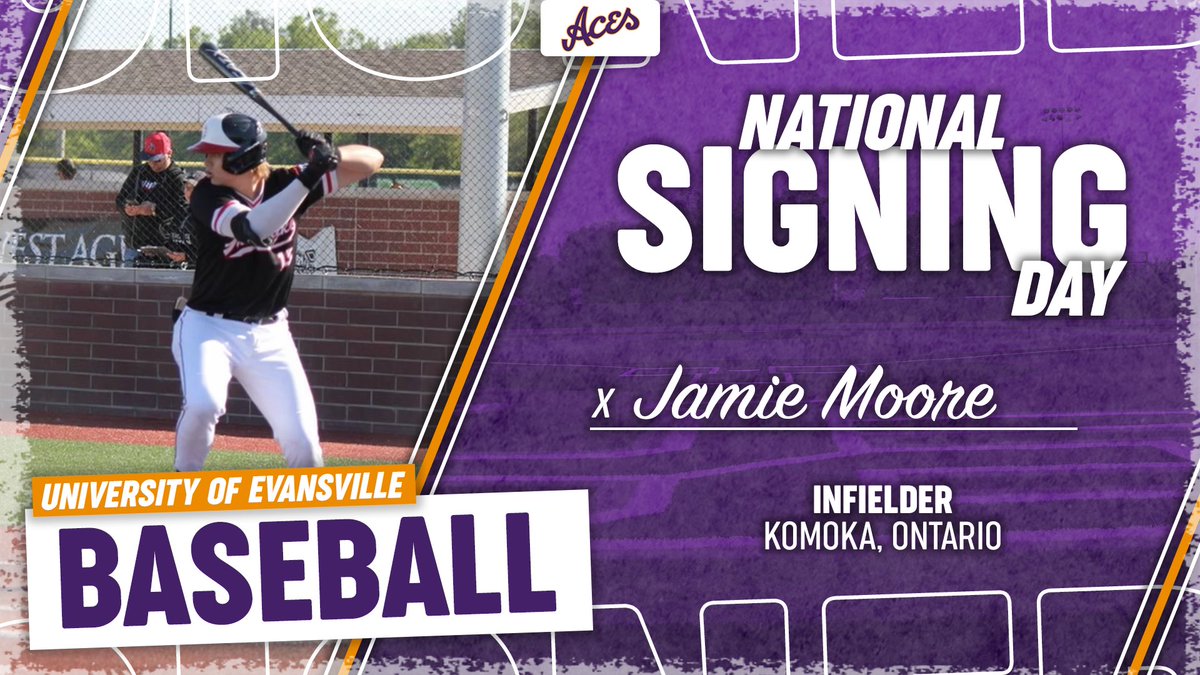 𝑾𝒆𝒍𝒄𝒐𝒎𝒆 𝒕𝒐 𝑨𝒄𝒆 𝑪𝒐𝒖𝒏𝒕𝒓𝒚 🟣⚪️

Corner infielder Jamie Moore rounds out our signing class! 

⚾️ #ForTheAces x #GUAC 🥑