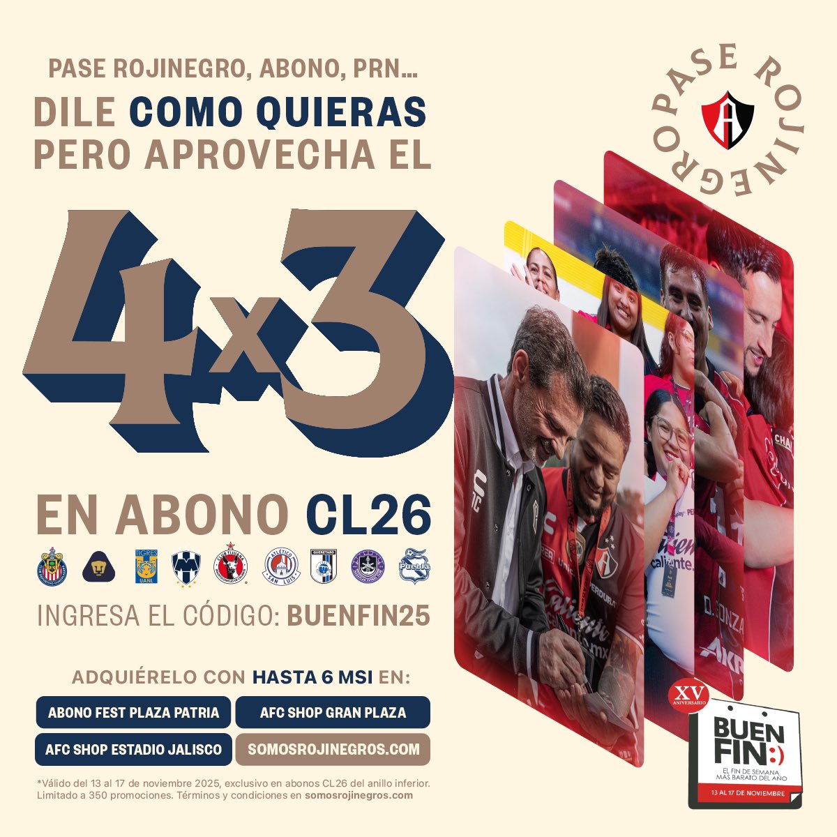 ProfeAtlas's tweet image. ¡NO TE PIERDAS EL ÚLTIMO DÍA DEL BUEN FIN!❤️🖤

¡ADQUIERE EL 4X3 EN TU PRN!🫶🏼
