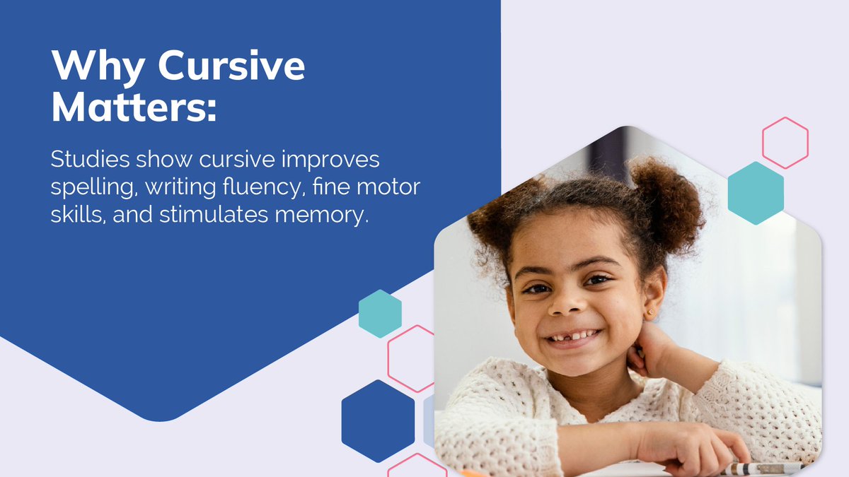 LincolnLearning's tweet image. Ready to EXPAND? The Cursive Writing demand is your chance to strategically broaden your elementary offerings.

Learn more: hubs.la/Q03SQKw-0

#CursiveWriting #ElementaryEducation #Literacy #LincolnLearning