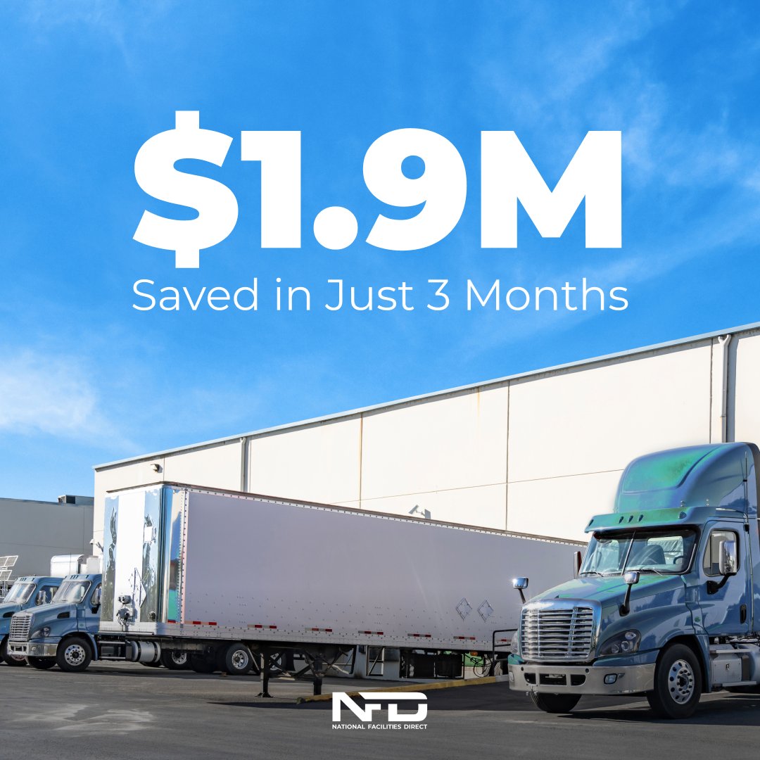 NFD_io_'s tweet photo. When a freight company faced constant dock equipment failures, our custom preventive maintenance program rolled out across 300+ locations, saving $1.9M in one quarter and boosting resolution times by 245%. Read more: https://t.co/DSqfEzLBYd https://t.co/3WHRMhrhiS