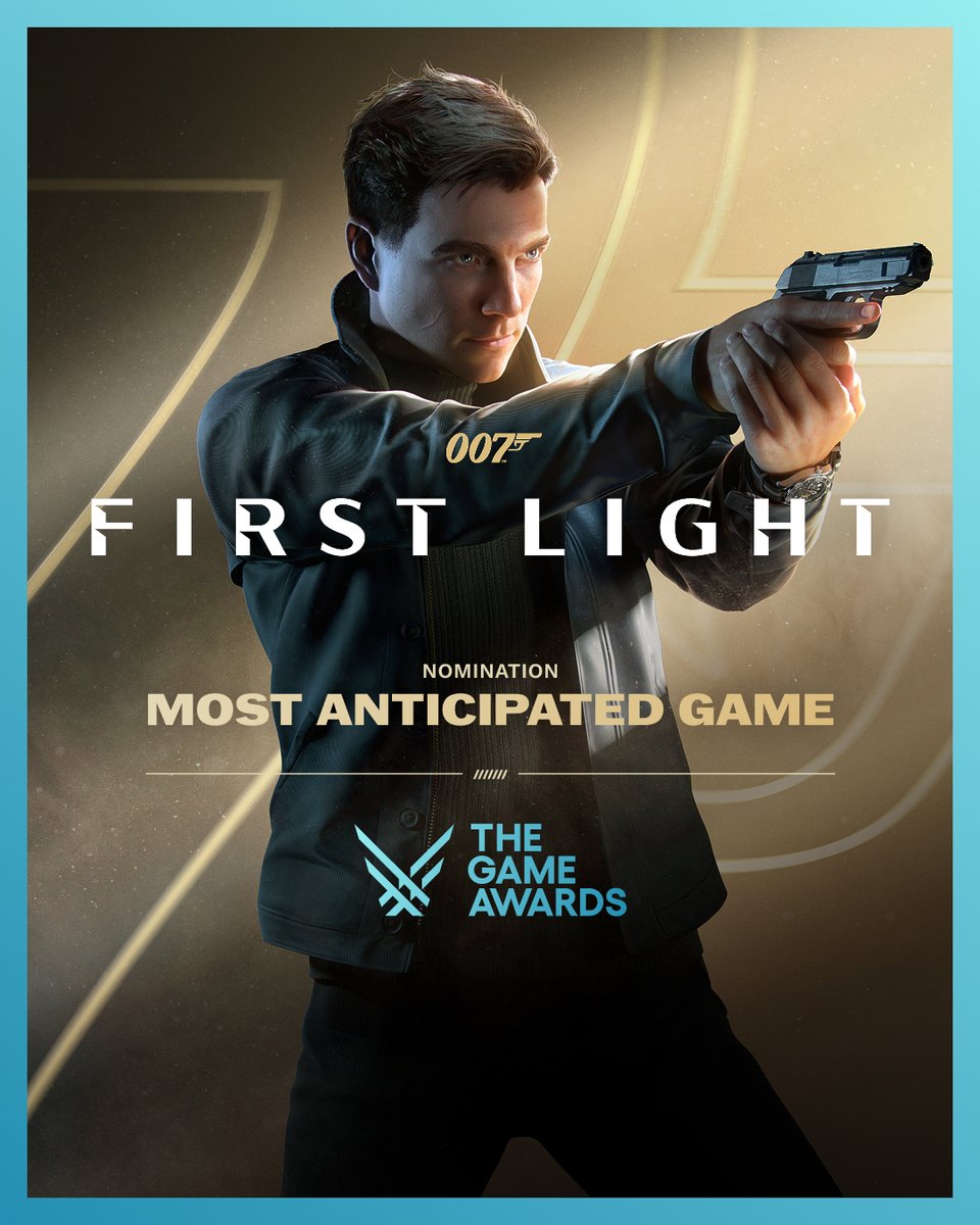 IOInteractive's tweet image. 007 First Light is nominated for the Most Anticipated Game category at The Game Awards 2025.

Cast your vote now!

thegameawards.com/nominees/most-…

#007FirstLight #EarnTheNumber #TheGameAwards